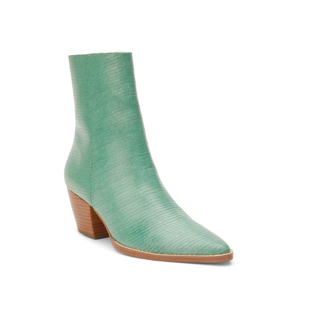 Matisse Green Heeled Boots